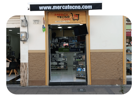 Tienda de tecnología Mercatecno en Pereira - Celulares, Computadores y Televisores. Santa Rosa Carrera 14 numero 14-22